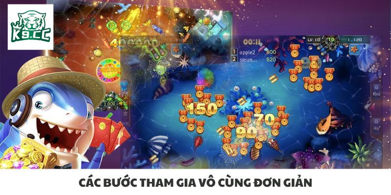 Các bước tham gia vô cùng đơn giản