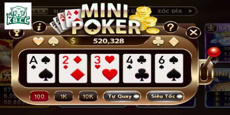 Kinh nghiệm chơi Mini Poker bất bại
